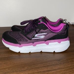 New Women's Skechers Goga Mat Running Purple Shoes